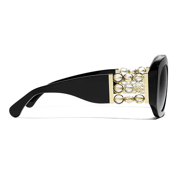 Kính Mát Chanel 0CH5543 C622S6 Sunglasses Màu Đen Xám