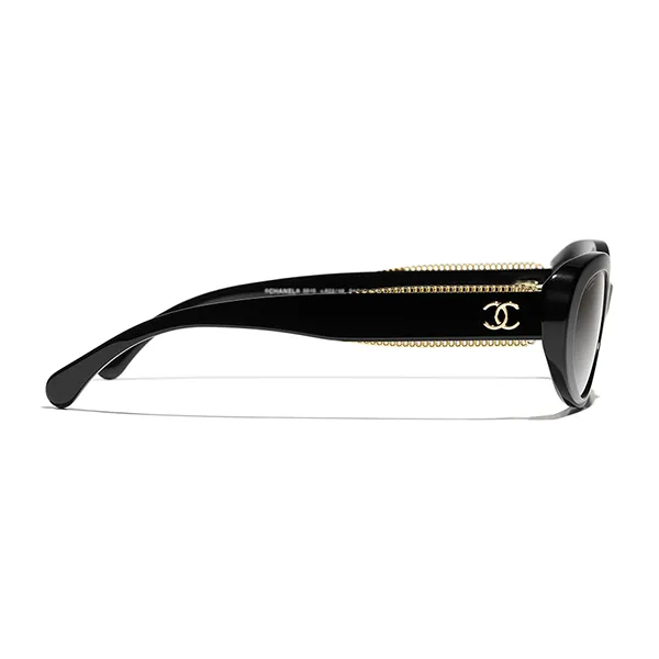 Kính Mát Chanel Oval Sunglasses 5515 C622/48 Màu Đen - Kính mắt - Vua Hàng Hiệu