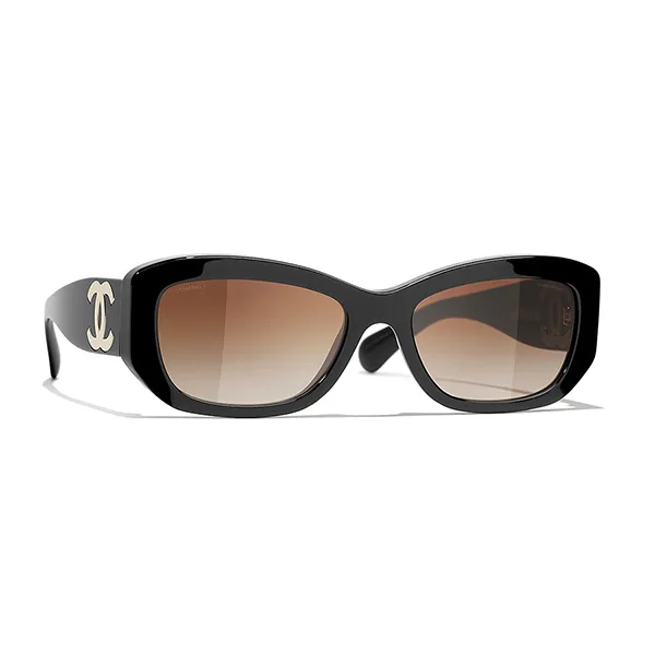 Kính Mát Chanel Sunglasses 0CH5493 C622S5 Màu Nâu/Đen - Kính mắt - Vua Hàng Hiệu
