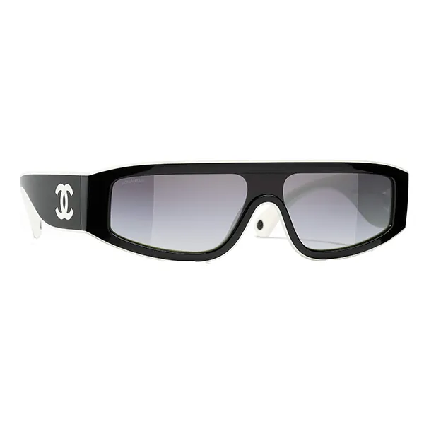Kính Mát Chanel Sunglasses CH6057 1656/S6 Màu Đen/Xám - Kính mắt - Vua Hàng Hiệu