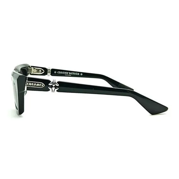Kính Mát Chrome Hearts Cliterally Black Màu Đen - Kính mắt - Vua Hàng Hiệu