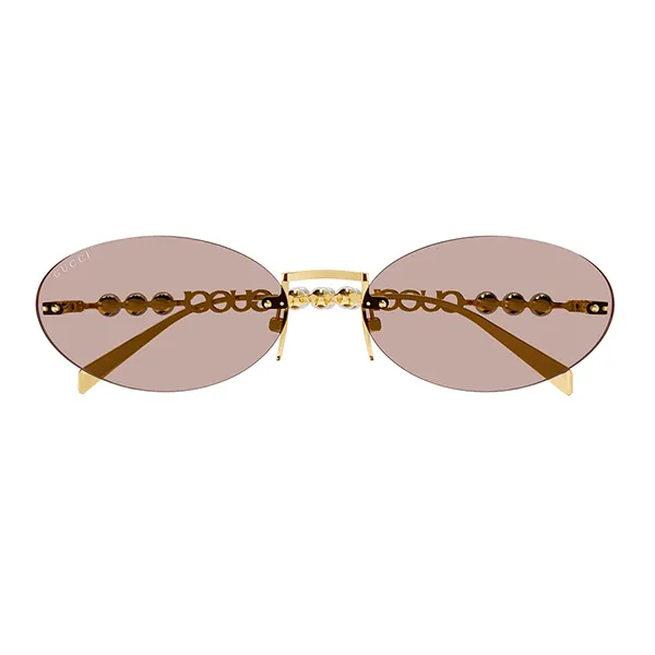 Kính Mát Nữ Gucci Sunglasses GG1922S 004 Màu Vàng Hồng