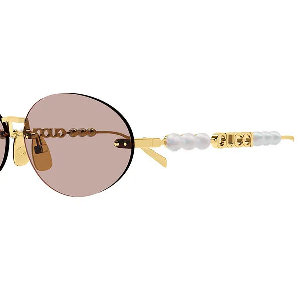 Kính Mát Nữ Gucci Sunglasses GG1922S 004 Màu Vàng Hồng
