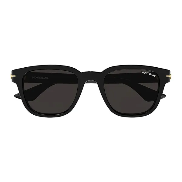 Kính Mát Montblanc Sunglasses MB0302S 001 Màu Xám/Đen - Kính mắt - Vua Hàng Hiệu