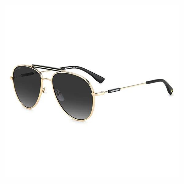Kính Mát Nam Dsquared2 D2 0045/S - RHL 9O Black Gold Sunglasses Man Màu Xám Vàng - Kính mắt - Vua Hàng Hiệu