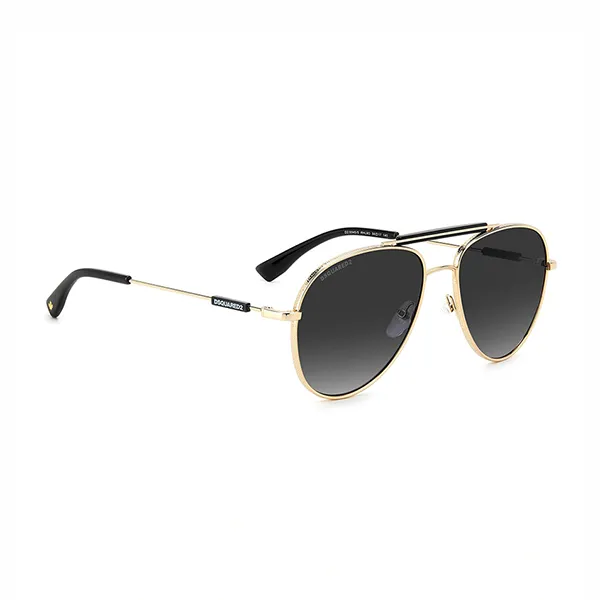 Kính Mát Nam Dsquared2 D2 0045/S - RHL 9O Black Gold Sunglasses Man Màu Xám Vàng - Kính mắt - Vua Hàng Hiệu