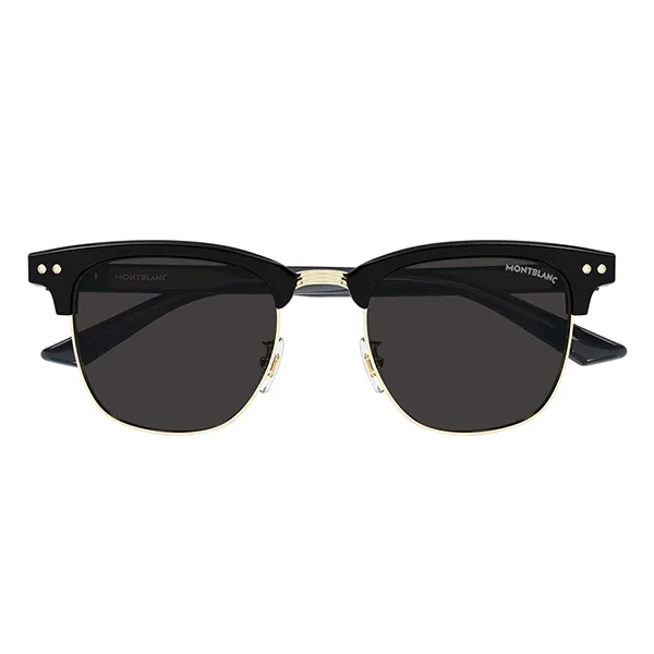 Kính Mát Montblanc Sunglasses MB0382S 001 Màu Xám/Đen - Kính mắt - Vua Hàng Hiệu