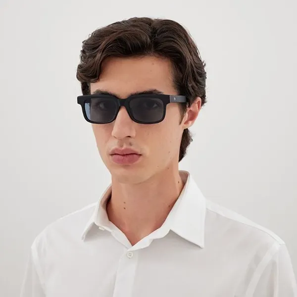 Kính Mát Nam Montblanc Sunglasses MB0383S 005 Màu Xám Đen - Kính mắt - Vua Hàng Hiệu
