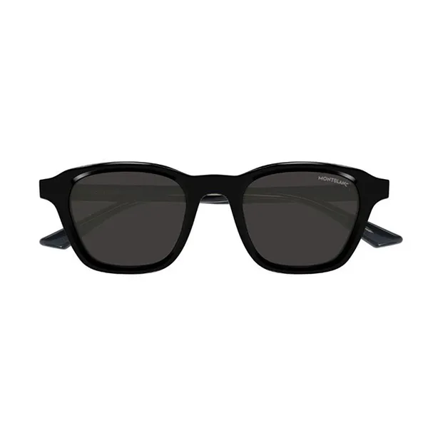 Kính Mát Nam Montblanc Sunglasses MB0384S 001 Màu Xám/Đen - Kính mắt - Vua Hàng Hiệu