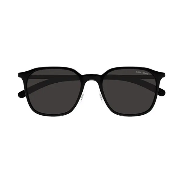Kính Mát Nam Montblanc Sunglasses MB0420SK 001 Màu Xám/Đen - Kính mắt - Vua Hàng Hiệu