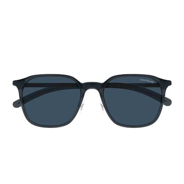 Kính Mát Nam Montblanc Sunglasses MB0420SK 002 Màu Xanh/Đen - Kính mắt - Vua Hàng Hiệu