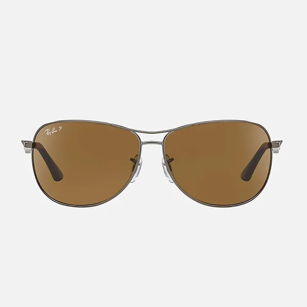 Kính Mát Nam Rayban Pilot Polarized Men Sunglasses RB3519 029/83 59 Màu Nâu - Kính mắt - Vua Hàng Hiệu