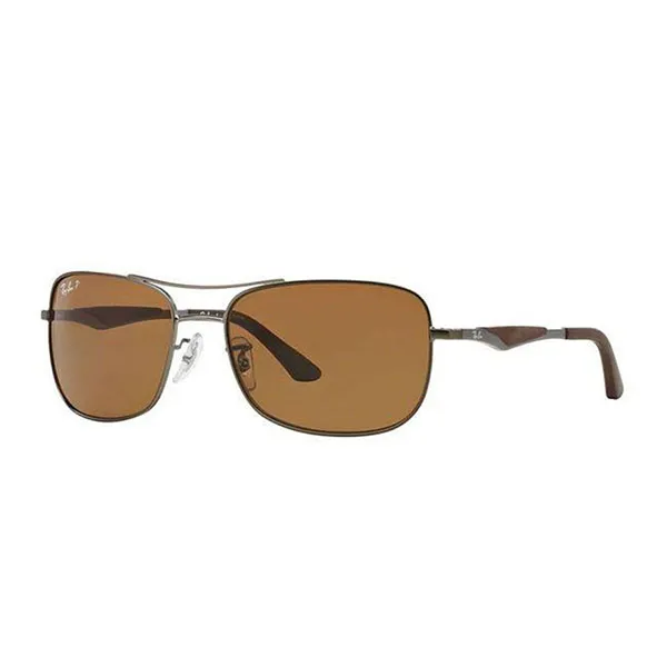 Kính Mát Nam Rayban Pilot Polarized Men Sunglasses RB3519 029/83 59 Màu Nâu - Kính mắt - Vua Hàng Hiệu
