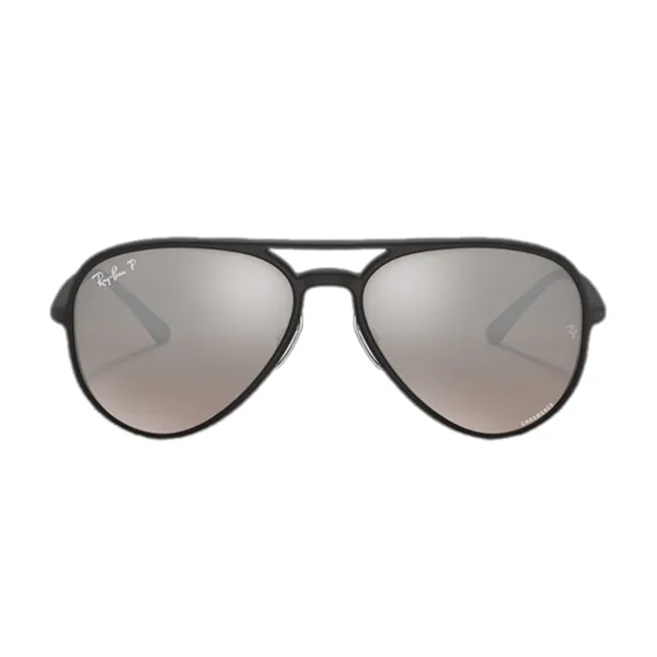 Kính Mát Nam Rayban RB4320CH 601S/5J Silver Mirror Sunglasses Màu Xám Đen
