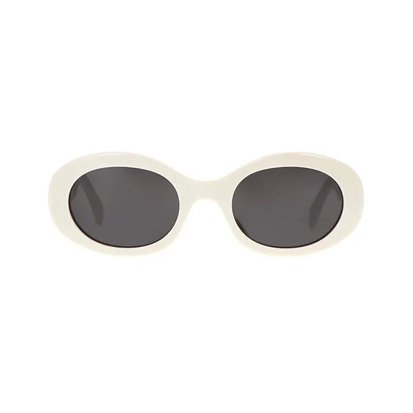 Kính Mát Nữ Celine Sunglasses Triomphe 01 CL40194U 25A Màu Trắng Xám - Kính mắt - Vua Hàng Hiệu