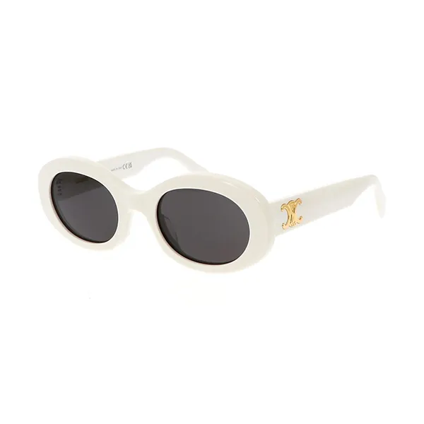 Kính Mát Nữ Celine Sunglasses Triomphe 01 CL40194U 25A Màu Trắng Xám - Kính mắt - Vua Hàng Hiệu
