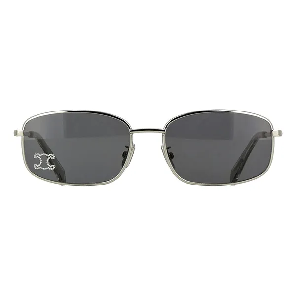 Kính Mát Nữ Celine Triomphe Rhinestone Sunglasses CL40285U 16A Màu Bạc - Kính mắt - Vua Hàng Hiệu