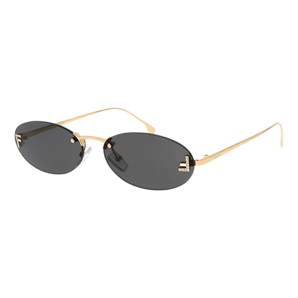 Kính Mát Nữ Fendi Sunglasses FE4075US 30A Màu Vàng Đen - Kính mắt - Vua Hàng Hiệu