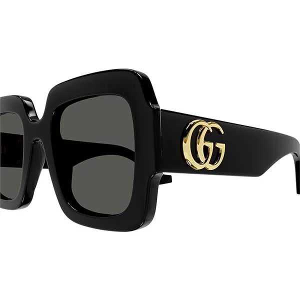 Kính Mát Nữ Gucci Sunglasses GG1547S 001 Black Grey Màu Xám Đen - Kính mắt - Vua Hàng Hiệu