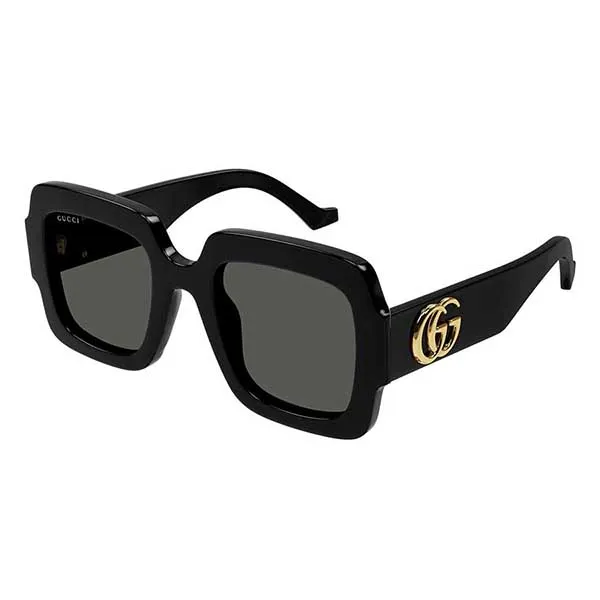 Kính Mát Nữ Gucci Sunglasses GG1547S 001 Black Grey Màu Xám Đen - Kính mắt - Vua Hàng Hiệu