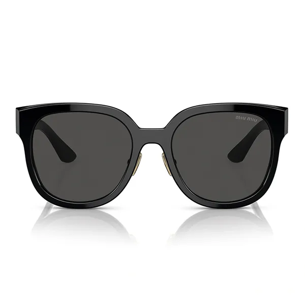 Kính Mát Nữ Miu Miu 0MU 01ZS 1AB5S0 BLACK DARK GREY Sunglasses Màu Đen - Kính mắt - Vua Hàng Hiệu
