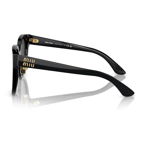 Kính Mát Nữ Miu Miu 0MU 01ZS 1AB5S0 BLACK DARK GREY Sunglasses Màu Đen - Kính mắt - Vua Hàng Hiệu