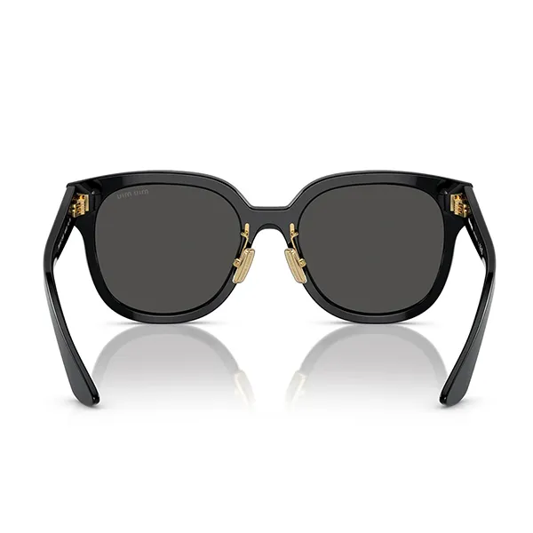 Kính Mát Nữ Miu Miu 0MU 01ZS 1AB5S0 BLACK DARK GREY Sunglasses Màu Đen - Kính mắt - Vua Hàng Hiệu