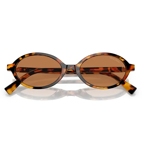 Kính Mát Nữ Miu Miu 0MU 04ZS 19P2Z1 LIGHT HAVANA BROWN Sunglasses Màu Nâu - Kính mắt - Vua Hàng Hiệu
