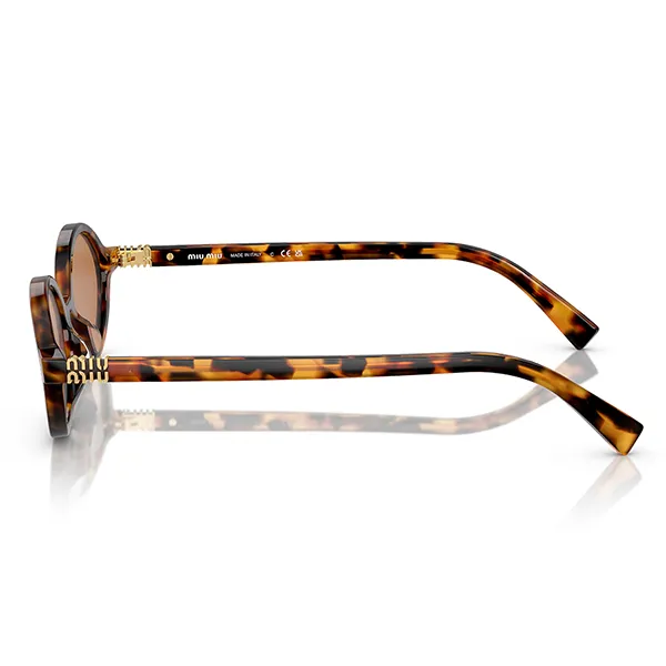 Kính Mát Nữ Miu Miu 0MU 04ZS 19P2Z1 LIGHT HAVANA BROWN Sunglasses Màu Nâu - Kính mắt - Vua Hàng Hiệu