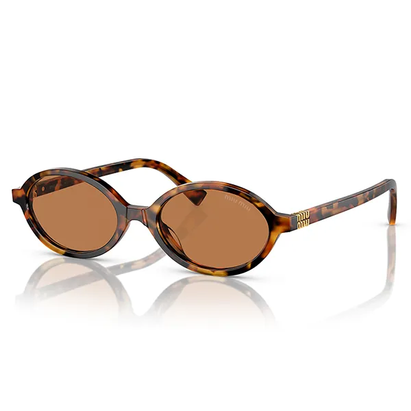 Kính Mát Nữ Miu Miu 0MU 04ZS 19P2Z1 LIGHT HAVANA BROWN Sunglasses Màu Nâu - Kính mắt - Vua Hàng Hiệu