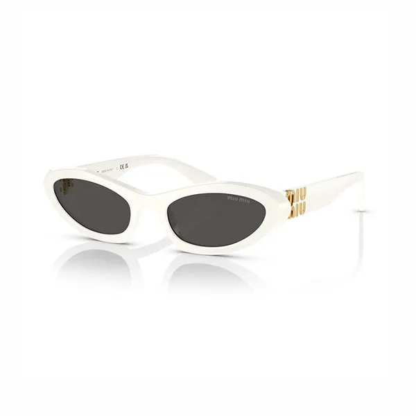 Kính Mát Nữ Miu Miu 0MU 09YS 1425S0 Sunglasses Màu Trắng Xám - Kính mắt - Vua Hàng Hiệu
