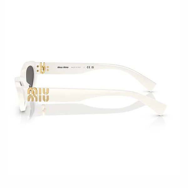 Kính Mát Nữ Miu Miu 0MU 09YS 1425S0 Sunglasses Màu Trắng Xám - Kính mắt - Vua Hàng Hiệu