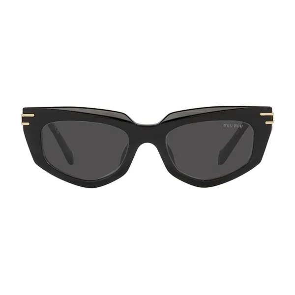 Kính Mát Nữ Miu Miu 0MU 12WS 1AB5S0 Sunglasses Màu Đen Vàng - Kính mắt - Vua Hàng Hiệu
