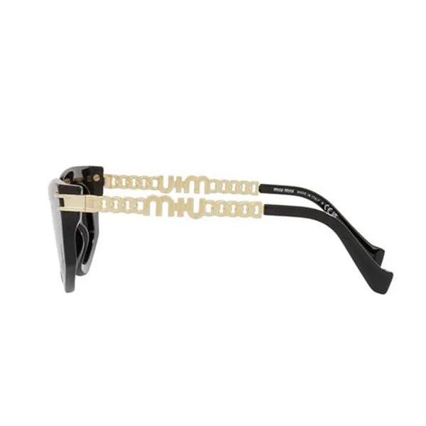 Kính Mát Nữ Miu Miu 0MU 12WS 1AB5S0 Sunglasses Màu Đen Vàng - Kính mắt - Vua Hàng Hiệu
