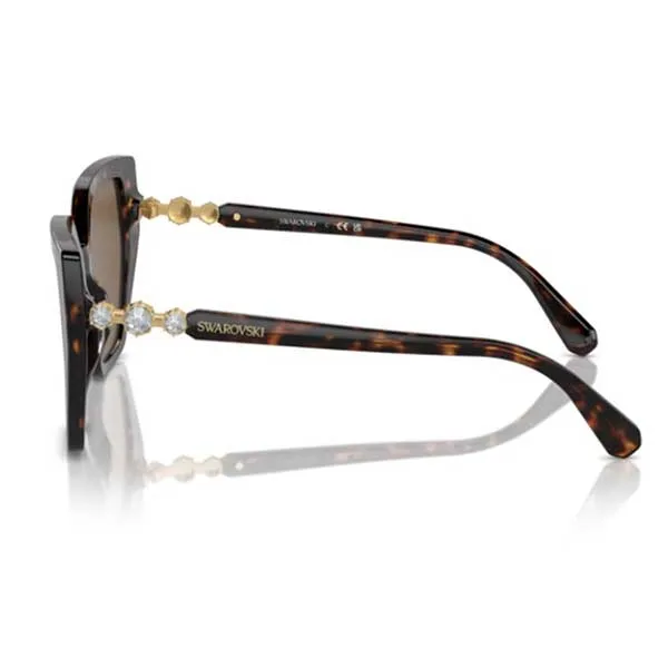 Kính Mát Nữ Swarovski Sunglasses 0SK6016F 10027357 Màu Nâu Havana