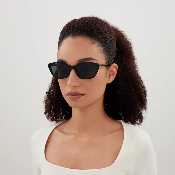 Kính Mát Nữ Yves Saint Laurent YSL Sunglasses SL775 001 Màu Xám/Đen - Kính mắt - Vua Hàng Hiệu