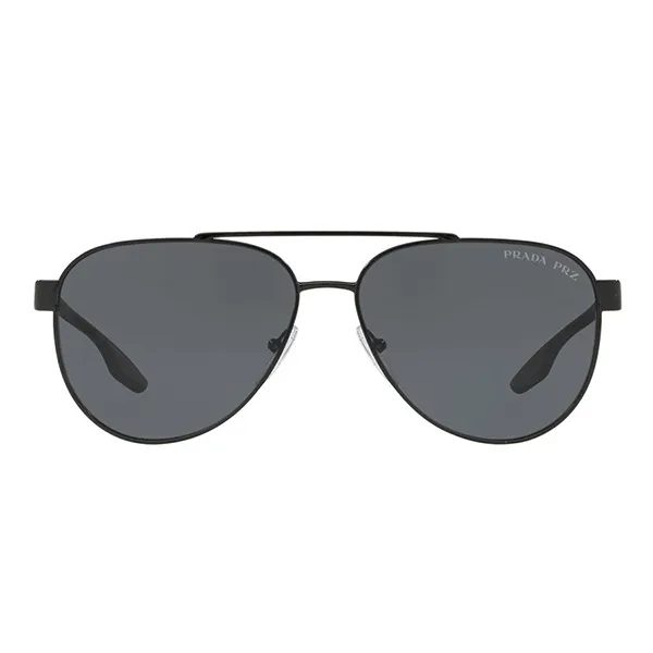 Kính Mát Prada Linea Rossa Polarized Sunglasses PS 54TS Màu Xám/Đen