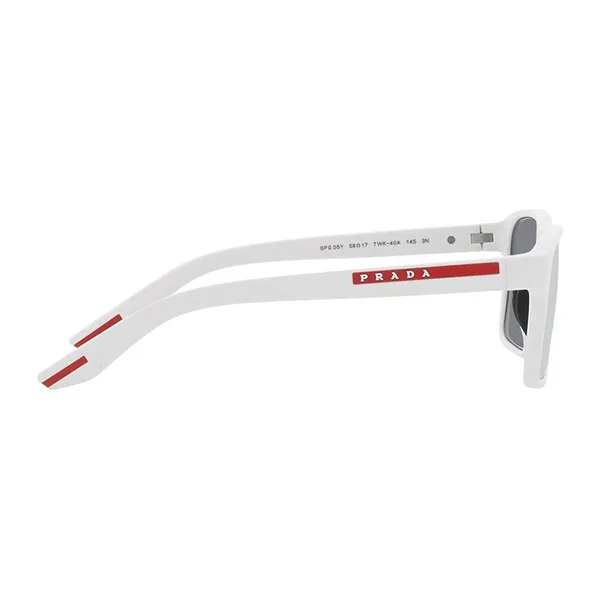 Kính Mát Prada Linea Rossa Sunglasses PS 06YS TWK40A Màu Xám/Trắng