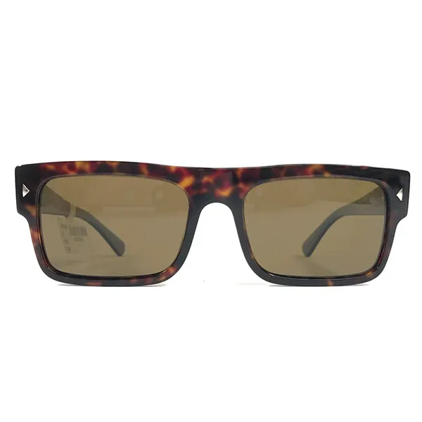 Kính Mát Prada Sunglasses SPRA10 17N-01D Tortoise Rectangle Frames Brown Polarized Lenses Màu Nâu