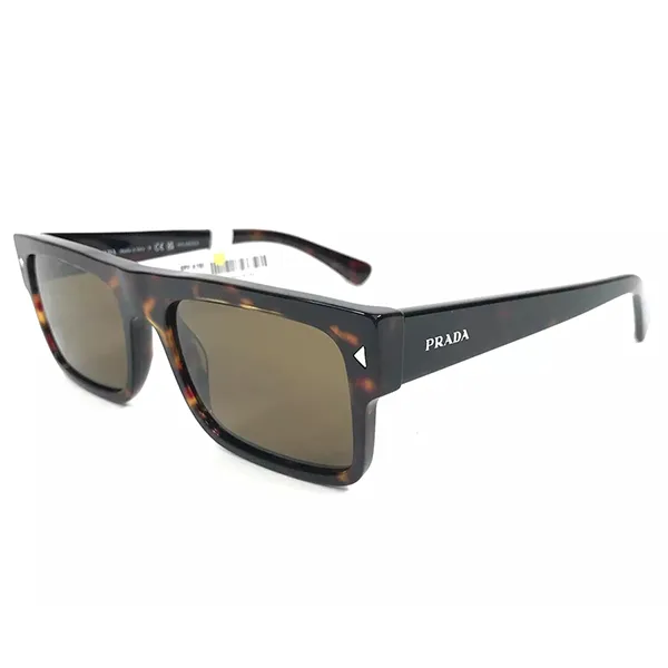 Kính Mát Prada Sunglasses SPRA10 17N-01D Tortoise Rectangle Frames Brown Polarized Lenses Màu Nâu