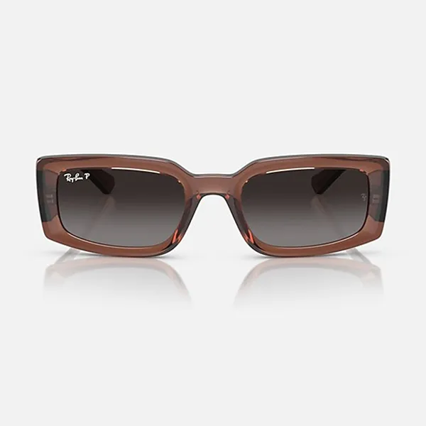 Kính Mát Rayban Kiliane Sunglasses Polarized RB4395F 6678T3 Màu Nâu/Xám - Kính mắt - Vua Hàng Hiệu