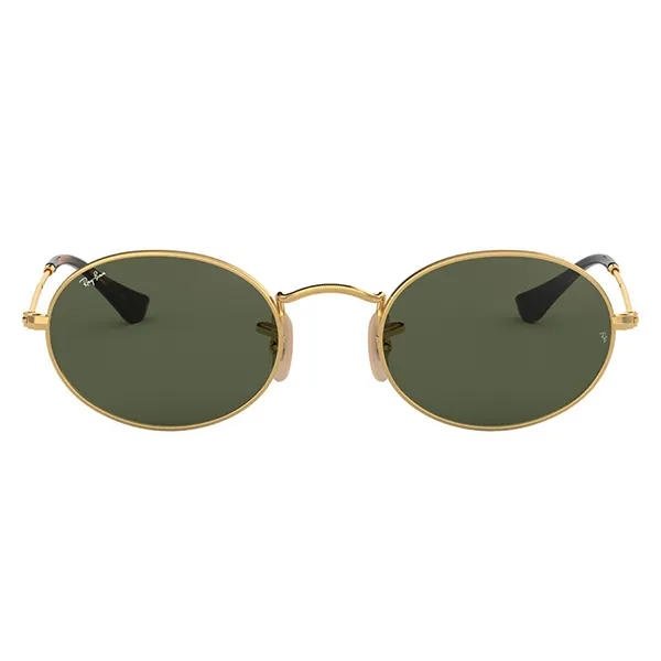 Kính Mát RayBan Oval Flat Lenses Sunglasses RB3547N 001 51mm Màu Xanh Green