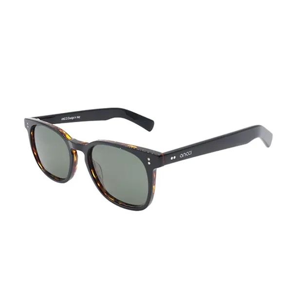 Kính Mát Unisex Ancci Sunglasses AT8776 C3 Màu Đen Xanh