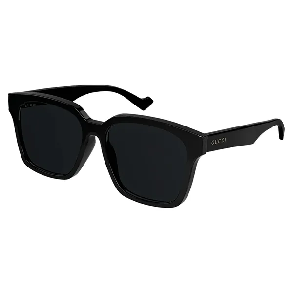 Kính Mát Unisex Gucci Shiny Black Sunglasses GG0965SA 001 Màu Đen
