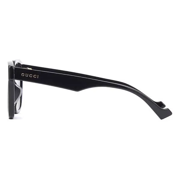 Kính Mát Unisex Gucci Shiny Black Sunglasses GG0965SA 001 Màu Đen