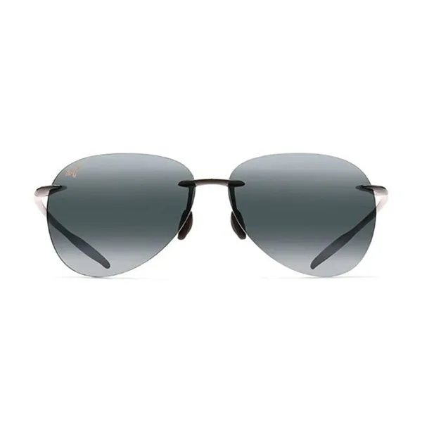 Kính Mát Unisex Maui Jim Sunglasses 421 02 Màu Xám/Đen - Kính mắt - Vua Hàng Hiệu