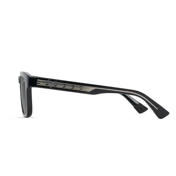 Kính Mát Unisex Maui Jim Sunglasses 643 14GS Màu Xám/Đen - Kính mắt - Vua Hàng Hiệu