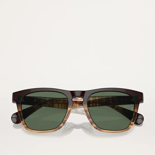 Kính Mát Unisex Oliver Peoples Acetate R-3 Sunglasses Màu Xanh Nâu - Kính mắt - Vua Hàng Hiệu