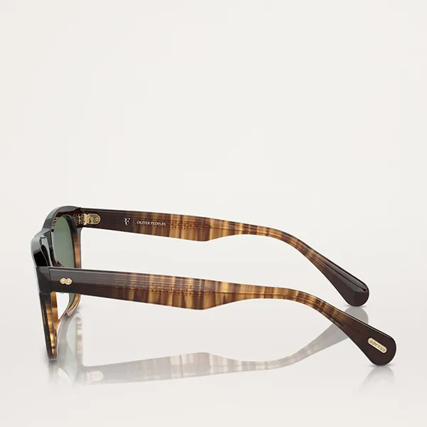 Kính Mát Unisex Oliver Peoples Acetate R-3 Sunglasses Màu Xanh Nâu - Kính mắt - Vua Hàng Hiệu