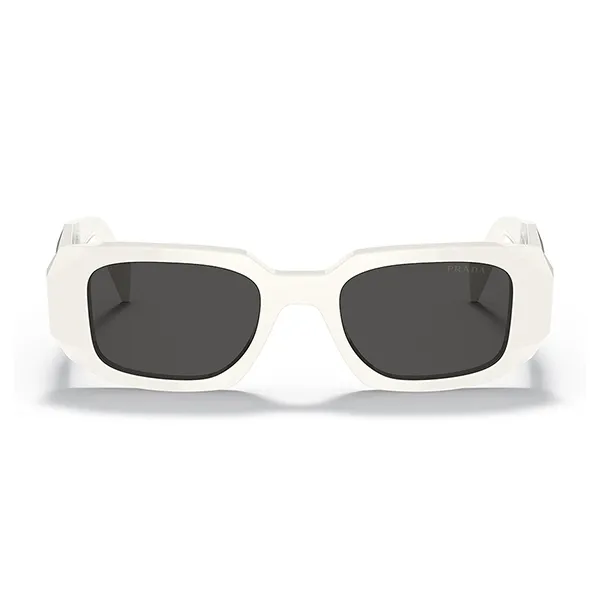 Kính Mát Unisex Prada SPR17W 1425S0 Sunglasses Màu Trắng Xám